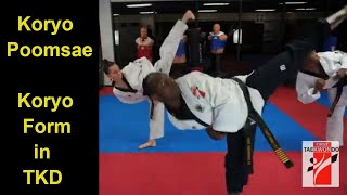 Koryo Poomsae  Koryo Form in Taekwondo [upl. by Casavant]