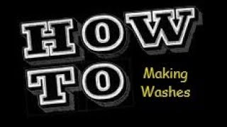 How to Painting 009 Making Washes [upl. by Ecirtak158]