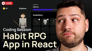 Building a Habit RPG App in React part 4 [upl. by Hadsall660]