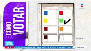 ¿Cómo votar correctamente este 2 de junio  Noticias con Crystal Mendivil [upl. by Cindy471]