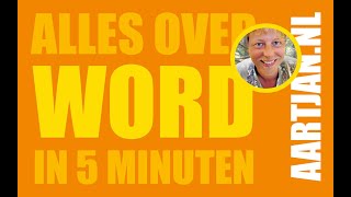 Leer Word in 5 minuten [upl. by Nibroc]