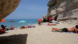 Italy  Tropea  Spiaggia Grotta del Palombaro [upl. by Ruford414]