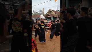 SATRIO SINDU WONGSO  jaranan bantengan culture event shorts clips subscribe [upl. by Aerised850]