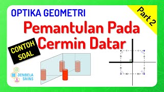 Optika Geometri Fisika Kelas 11 • Part 2 Contoh Soal Pemantulan Cahaya Pada Cermin Datar [upl. by Aleuname]