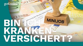 Minijob Bin ich bei einem 520EuroJob krankenversichert [upl. by Eenrahc]