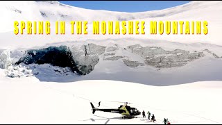 Springtime heliskiing In the Monashee Mountains Revelstoke BC [upl. by Dnalerb]