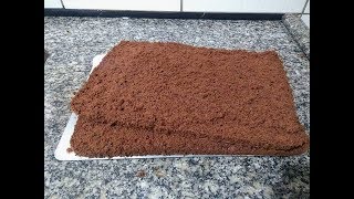 MASSA DE BOLO DE CHOCOLATE PROFISSIONAL FOFINHA [upl. by Yhprum]