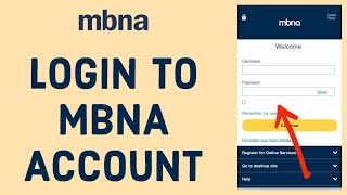 MBNA Login  How to Sign in to MBNA Credit Card Account 2023 [upl. by Tertia]