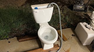 1984 Round Lamosa Atlas Toilet Final Flushes [upl. by Everett]