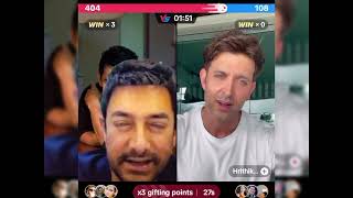 Aamir Khan vs Hrithik Roshan TikTok live [upl. by Alamak]