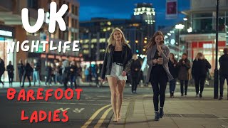 Liverpool Nightlife UK 🇬🇧 Barefoot GIRLS 🇬🇧 4K [upl. by Tessi]