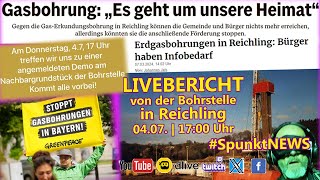 SpunktLIVE  BÜRGERPROTEST gegen Gasbohrungen Reichling Landkreis Landsberg am Lech [upl. by May]