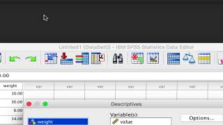 Calculating Weighted Means in SPSS [upl. by Assecnirp419]