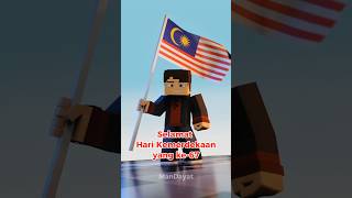 SELAMAT HARI KEMERDEKAAN YANG KE67 🇲🇾 minecraftmalaysia [upl. by Eimile]