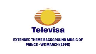 AUDIO Televisa Presenta logo 20012016 extended theme of Prince  We March 1995 [upl. by Enifesoj]