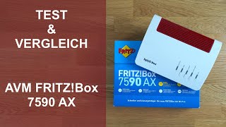 AVM FRITZBox 7590 AX Test und Vergleich mit 7590 [upl. by Cailly112]