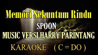 MEMORI SEKUNTUM RINDU SPOON KARAOKE [upl. by Herwig]