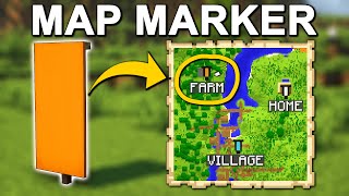 How to Make a MAP MARKER in Minecraft 1206 Tutorial [upl. by Nana]