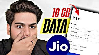 Jio Secretly Launches New Plan Of Rs 11  ₹ 11 Rs Jio Unlimited Secret Plan Launched  😲 [upl. by Gipsy]