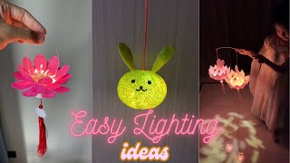 DIY Fancy Light for Home Decor  KONA Craft [upl. by Marigold758]