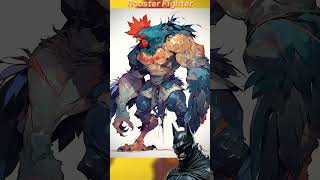 💥Superheroes Dc hero chicken Fighters🐔Rooster Fighter shorts dc ai batman [upl. by Enillebyam]