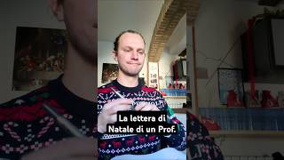 La lettera di Natale di un Prof prof scuola Natale sketch gag lettera studenti comedy [upl. by Ahsinrac765]