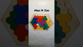 Daily Calendar Puzzle  Mon 17 Jun  shorts gaming [upl. by Esiocnarf]