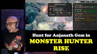 Hunt for Anjanath Gem in Monster Hunter Rise [upl. by Drofnats]