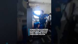 Hurricane Hunters Share Footage of Flying Through Milton [upl. by Verity820]