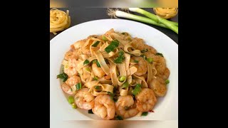 Garlic Shrimp Pad Noodles  Spicy Shrimp Noodles  Easy Garlic Shrimp Noodles  Pad Thai Shrimp [upl. by Lexy444]