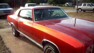 Kandy Paint Candy Paint 71 Chevy Monte Carlo Kandy Tangerine Pt 4 With Ghost Rallys [upl. by Ellenyl]