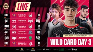 LIVE  DAY 3  Wild Card Stage M5 World Championship ENG [upl. by Oecam561]