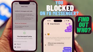 Know If Someone Has Blocked You On Facebook Messenger Find Out [upl. by Ariaj]