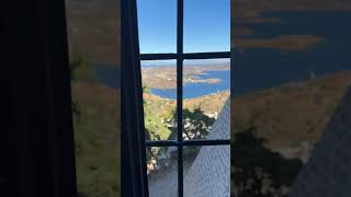 View from window Patmos island St John’s monastery Greece greek travel youtubeshorts views [upl. by Aara356]