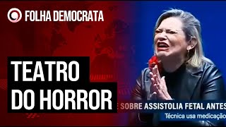 Quem é a ATRIZ que fez o TEATRO DE HORROR no SENADO [upl. by Mashe]