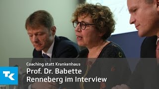 Prof Dr Babette Renneberg im Interview  Coaching statt Krankenhaus [upl. by Suiraj250]