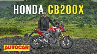 Honda CB200X review  200X rated  First Ride  Autocar India [upl. by Itsirk]