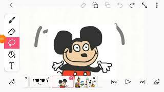 Mokey Mouse Meme Animation FlipaClip [upl. by Lhamaj]