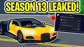 Season 13 Already LEAKED In Car Dealership Tycoon [upl. by Isola]