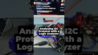 Analyzing I2C Protocol with a Logic Analyzer shorts cybersecurity hackingcourse [upl. by Prinz746]