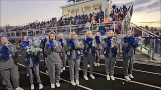 Edon Cheer amp Student Section November 1st Playoffs [upl. by Einor845]