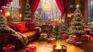 Relaxing Christmas Ambience 🎁 Heavenly Christmas Music 2024 Christmas Fireplace [upl. by Eentihw387]