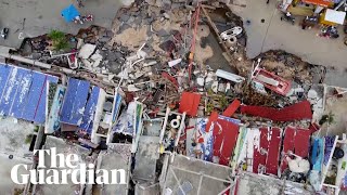 Acapulco drone footage shows destruction wreaked by Hurricane John [upl. by Herries]