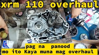 full video overhaul honda wave xrm 110 xrm110superblackthaizone4 overhaul xrm 110 [upl. by Orth]