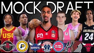 2024 NBA Mock Draft NBA FULL FIRST ROUND MOCK DRAFT  Utility Sports 2024 NBA Mock Draft [upl. by Vitia]