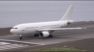 RareOld A310 HiFly JetairFly Take Off  Madeira [upl. by Ursulette]