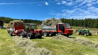 Bergwiesen heuen auf der Samalpe [upl. by Ecitsuj]