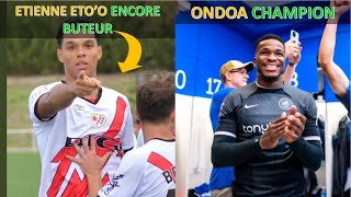 ETIENNE ETOO ENCORE BUTUER CE WEEKEND  ONDOA CHAMPION DE LETTONIE [upl. by Akina]