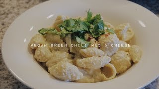 Cook with Me Trying Vegan Green Chili Mac amp Cheese [upl. by Ladnik]