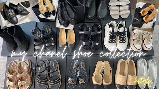 CHANEL SHOE COLLECTION 2023  H STYLE   4 NEW UNBOXINGS 🤍🤍🤍 REVIEW amp REVEALS ✨👠샤넬 신발 컬렉션 amp 언박싱 [upl. by Rustice]